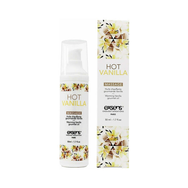 Exsens Warming Massage Oil Hot Vanilla 1.7 oz. - TruLuv Novelties