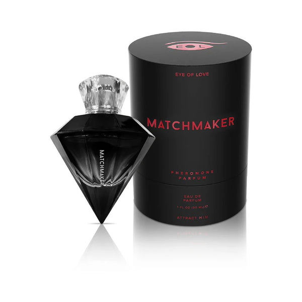 Eye of Love Matchmaker Black Diamond Attract Him LGBTQ Pheromone Parfum 1 oz. - TruLuv Novelties