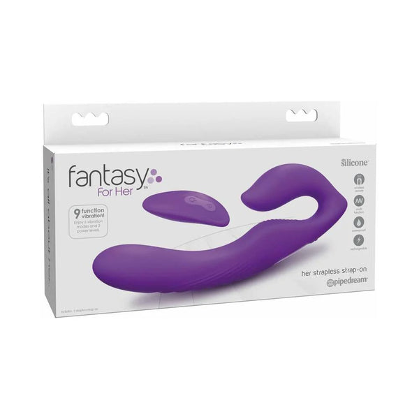 Fantasy For Her Her Ultimate Strapless Strap - On Purple - TruLuv Novelties