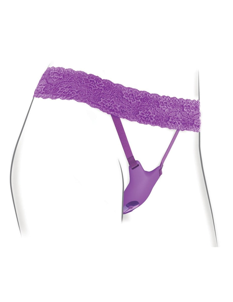 Fantasy for Her Ultimate G-Spot Butterfly Strap-on - Purple - TruLuv Novelties