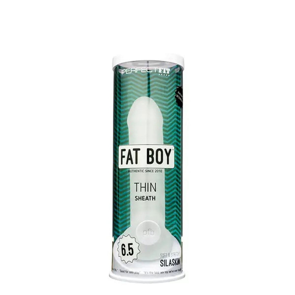 Fat Boy Thin 6.5 in Clear - TruLuv Novelties