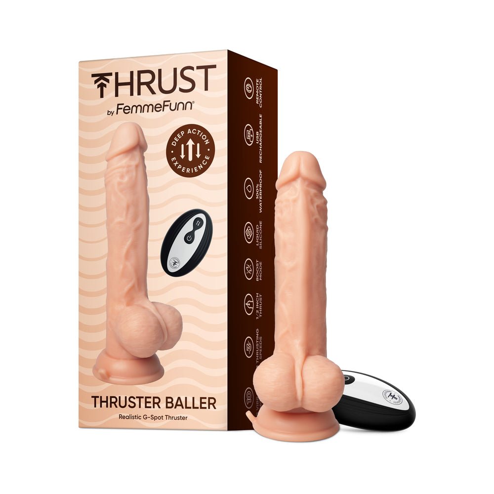 FemmeFunn Thruster Baller Nude - TruLuv Novelties