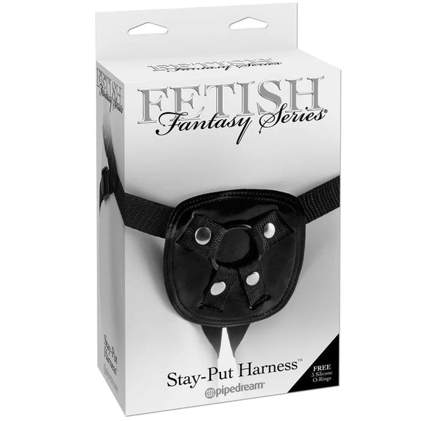 Fetish Fantasy Series Adjustable Stay - Put Harness Black - TruLuv Novelties