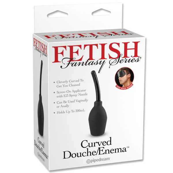 Fetish Fantasy Series Curved Douche/Enema Black - TruLuv Novelties