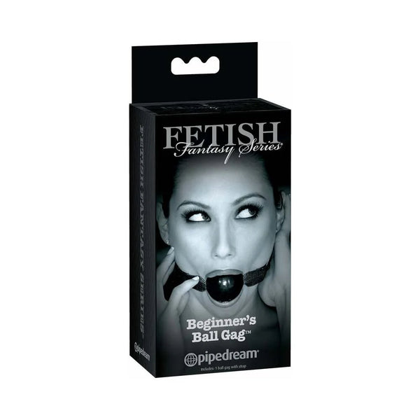 Fetish Fantasy Series Limited Edition Beginner's Ball Gag Black - TruLuv Novelties