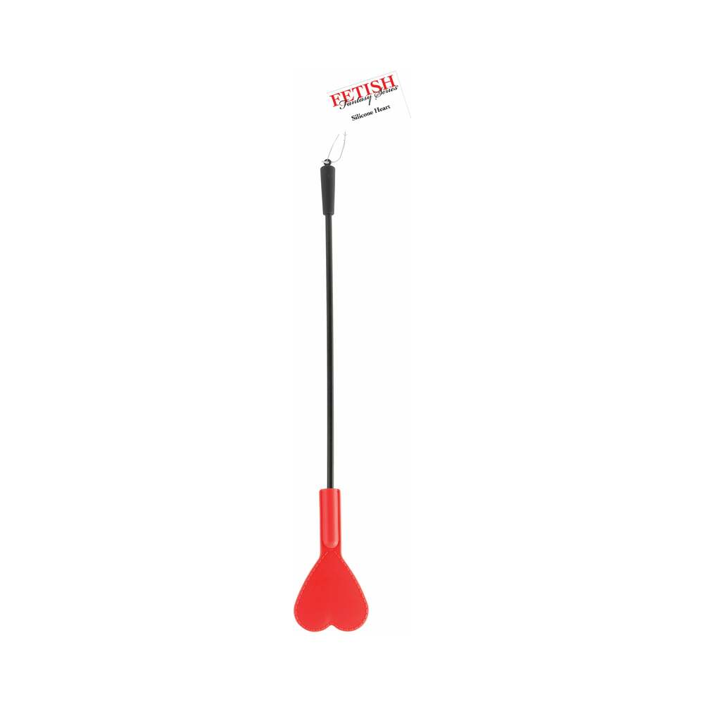 Fetish Fantasy Series Silicone Heart Crop Red - TruLuv Novelties