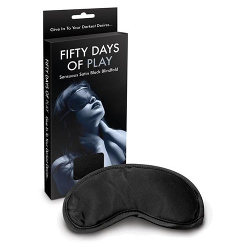 Fifty Days of Play - Blindfold - Black - TruLuv Novelties