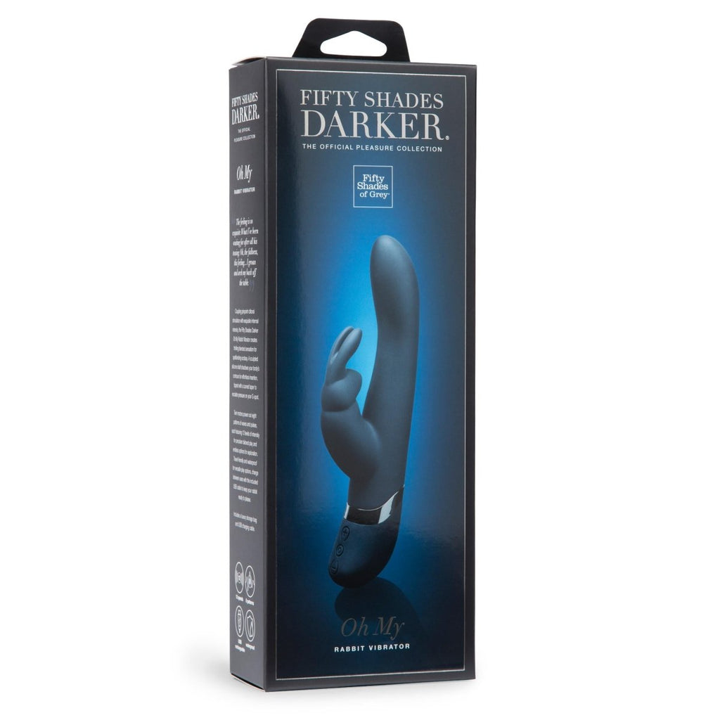 Fifty Shades Darker Oh My USB Rechargeable Rabbit Vibrator - TruLuv Novelties