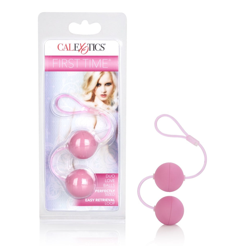 First Time Love Balls Duo Lovers - Pink - TruLuv Novelties
