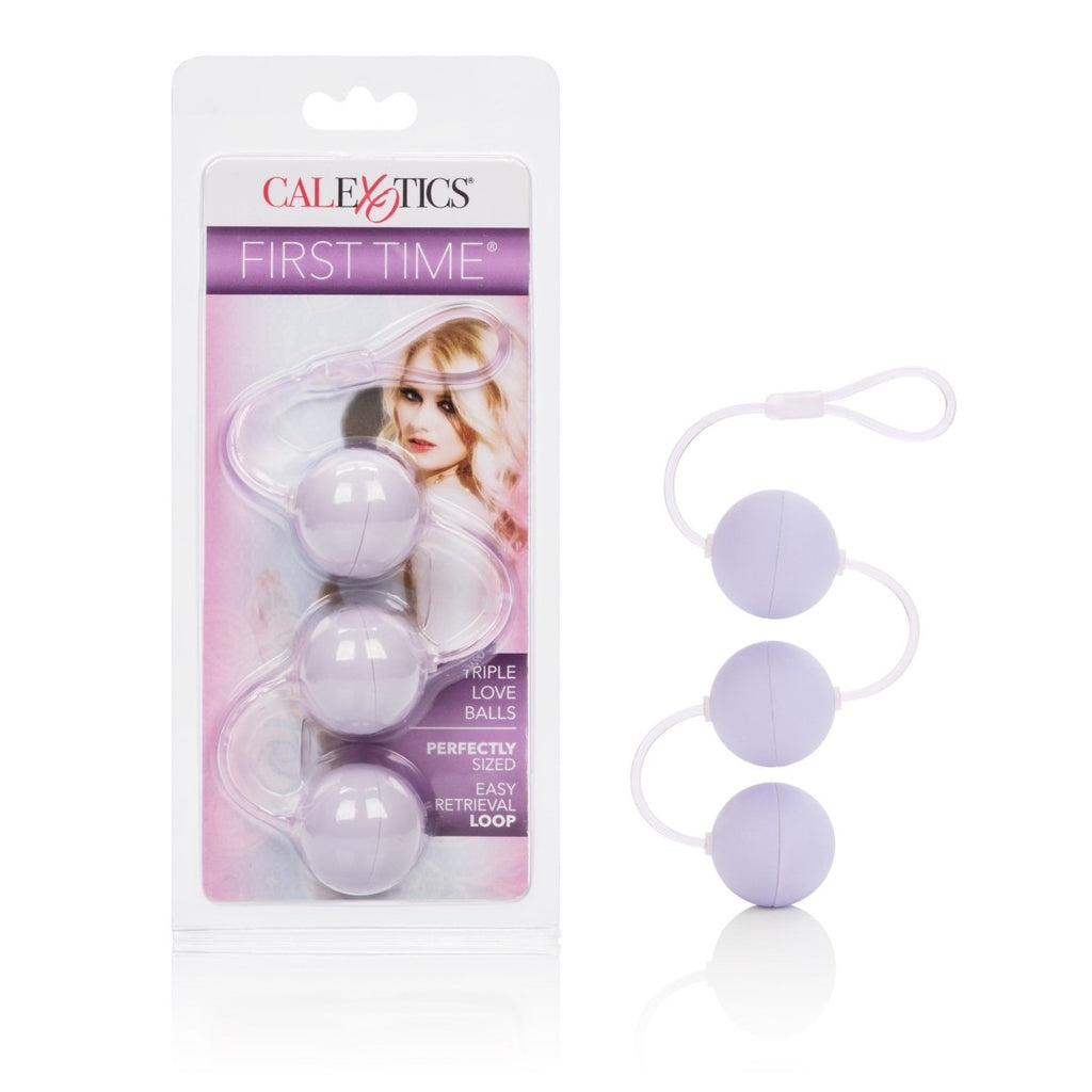 First Time Love Balls Triple Lovers - Purple - TruLuv Novelties