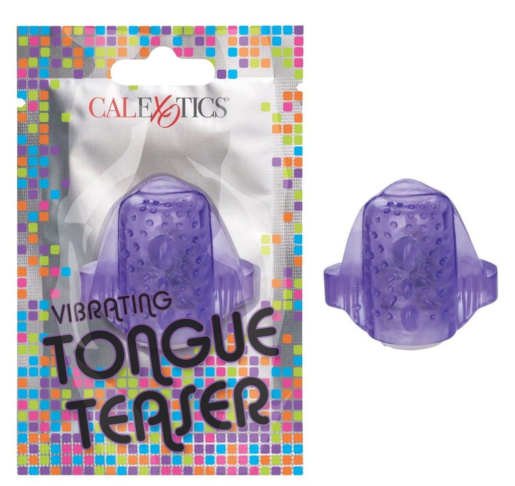 Foil Pack Vibrating Tongue Teaser - Purple - TruLuv Novelties