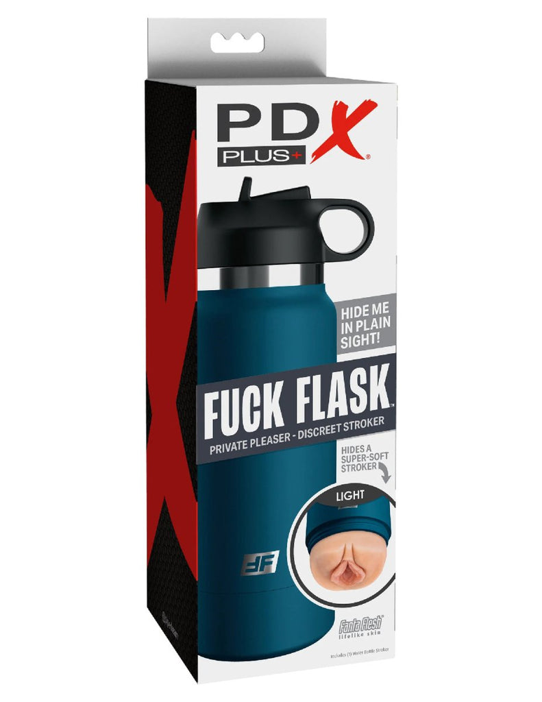 Fuck Flask - Private Pleaser - Blue Bottle - Light - TruLuv Novelties