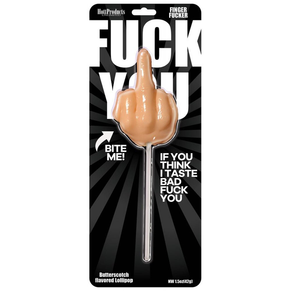 Fuck You Finger Fucker Lollipop - TruLuv Novelties