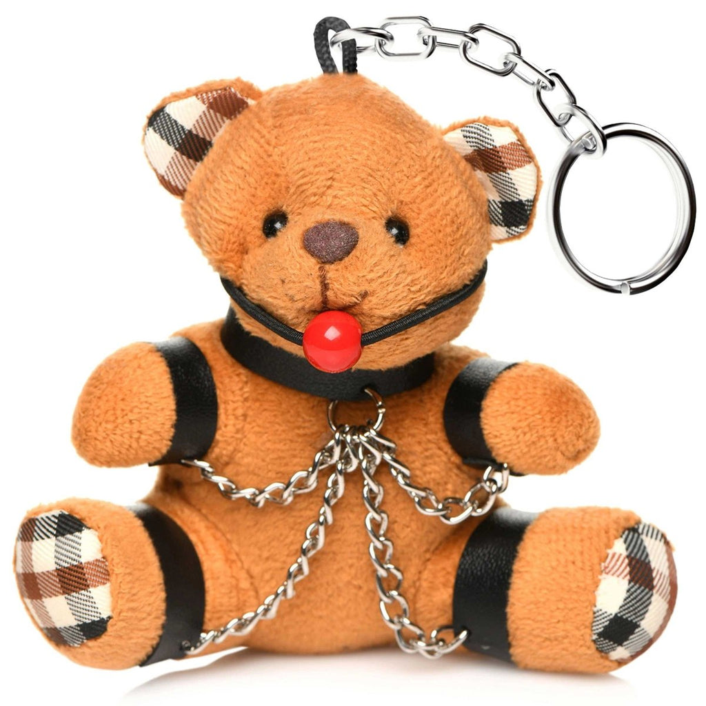 Gagged Teddy Bear Keychain - TruLuv Novelties