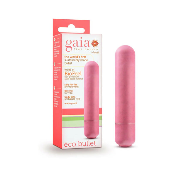 Gaia Eco Bullet Single - Speed Vibrator Coral - TruLuv Novelties