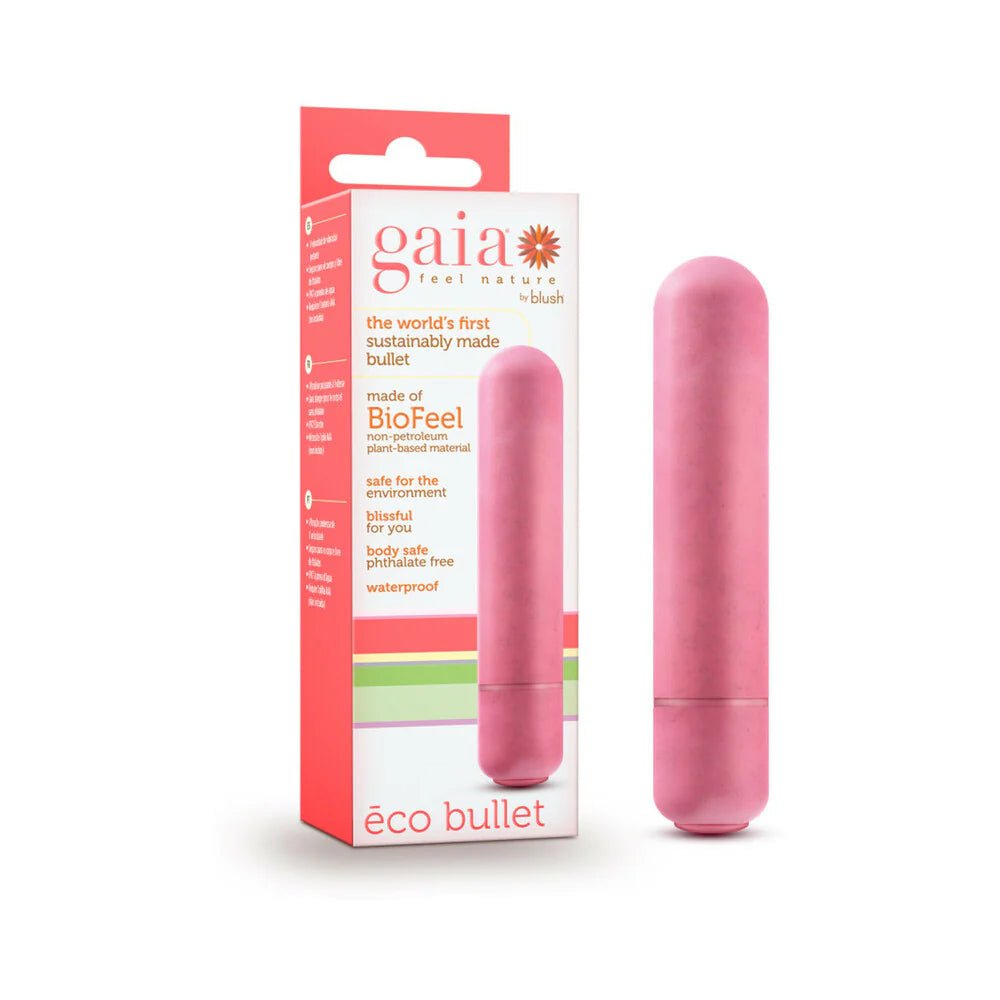 Gaia Eco Bullet Single - Speed Vibrator Coral - TruLuv Novelties