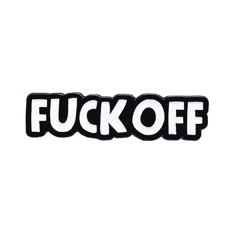 Geeky & Kinky Fuck Off Enamel Pin