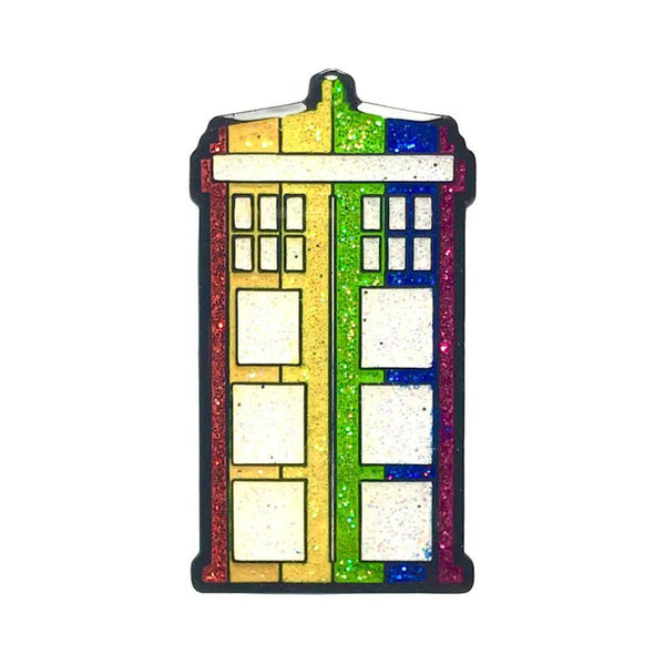 Geeky & Kinky Time Traveler Pride Enamel Pin - TruLuv Novelties