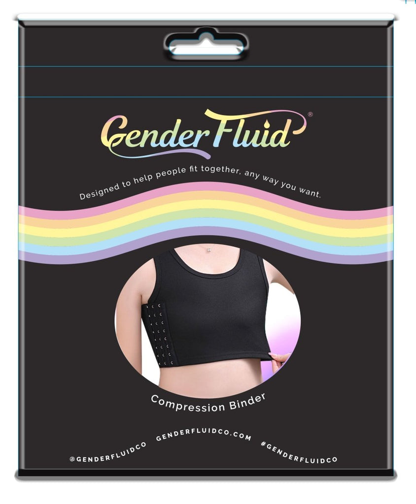 Gender Fluid Chest Compression Binder - Black - TruLuv Novelties