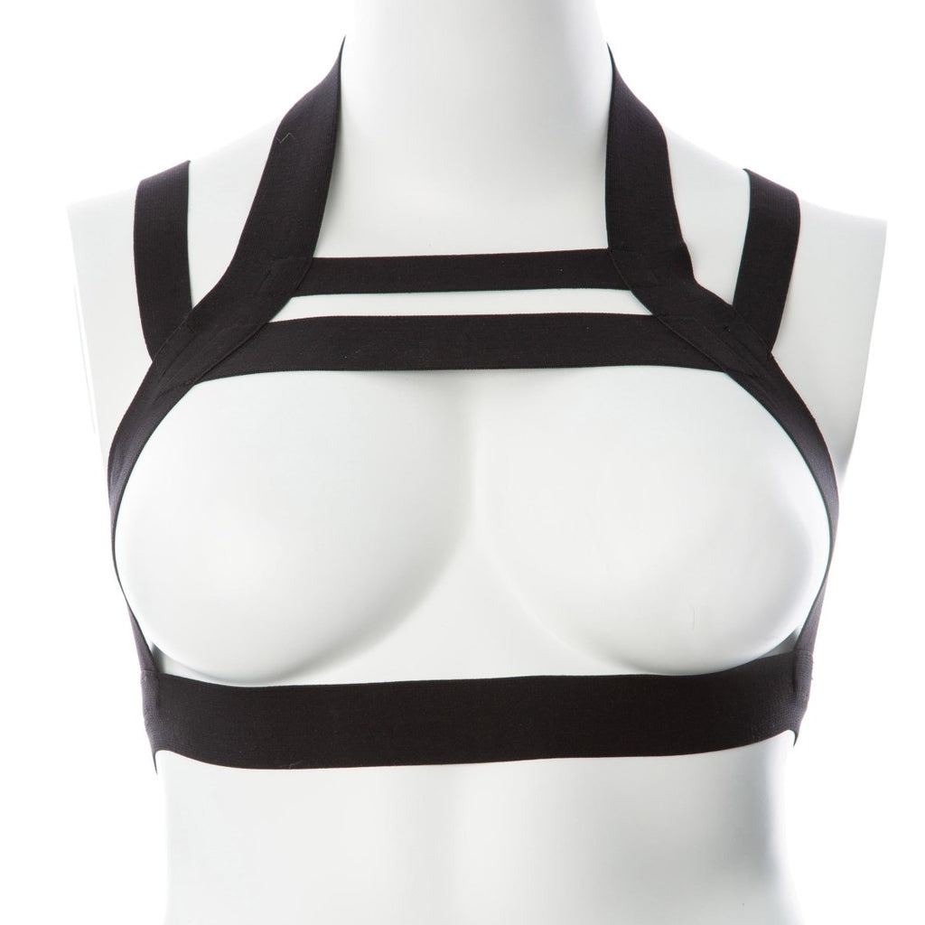 Gender Fluid Majesty Harness -- Black - TruLuv Novelties