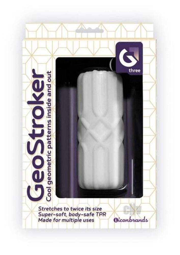 Geostroker 3 Stroker - White - TruLuv Novelties