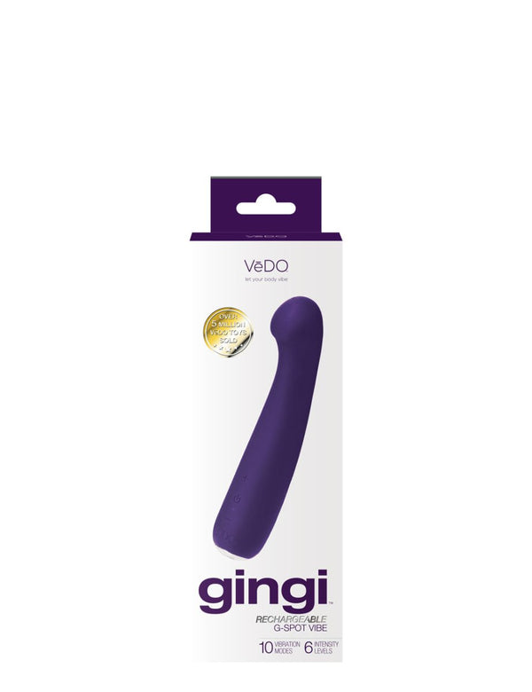 Gingi Rechargeable G Spot - Purple - TruLuv Novelties