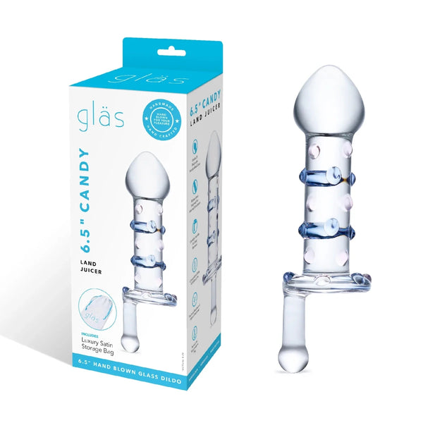 Glas 6.5 in. Candy Land Juicer Rotating Dildo - TruLuv Novelties
