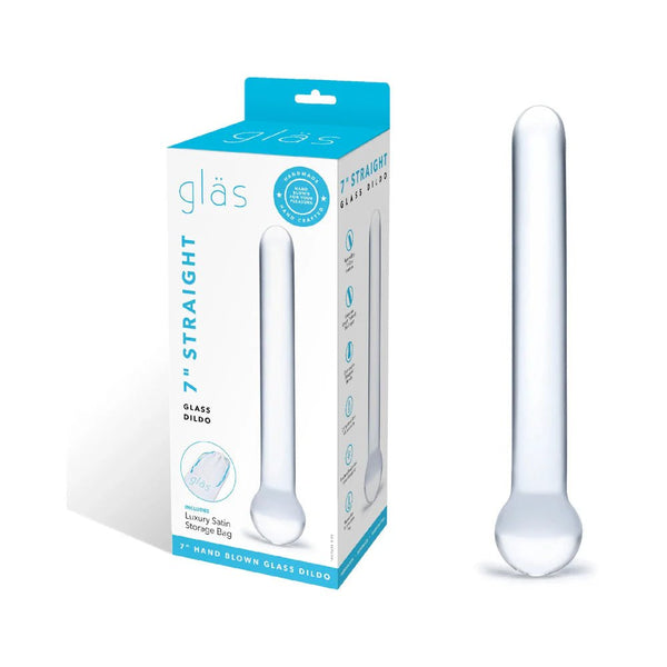 Glas 7 in. Straight Glass Dildo - TruLuv Novelties