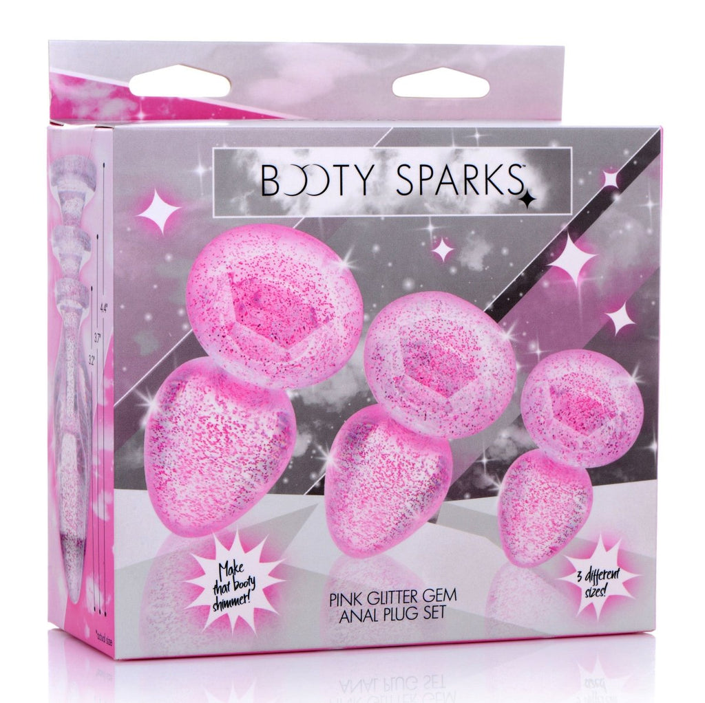 Glitter Gem Anal Plug Set - TruLuv Novelties