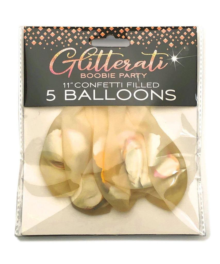 Glitterati Boobie Confetti Balloons - TruLuv Novelties