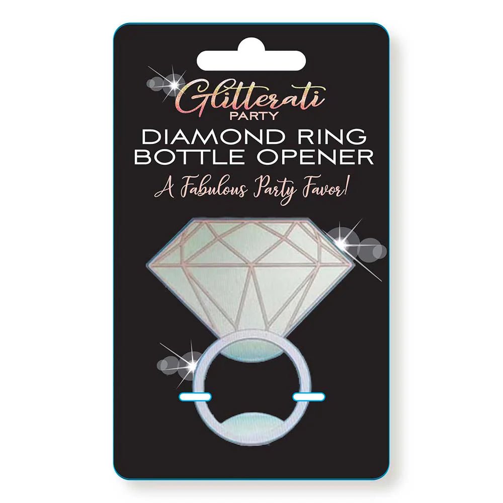 Glitterati Party Diamond Ring Bottle Opener - TruLuv Novelties