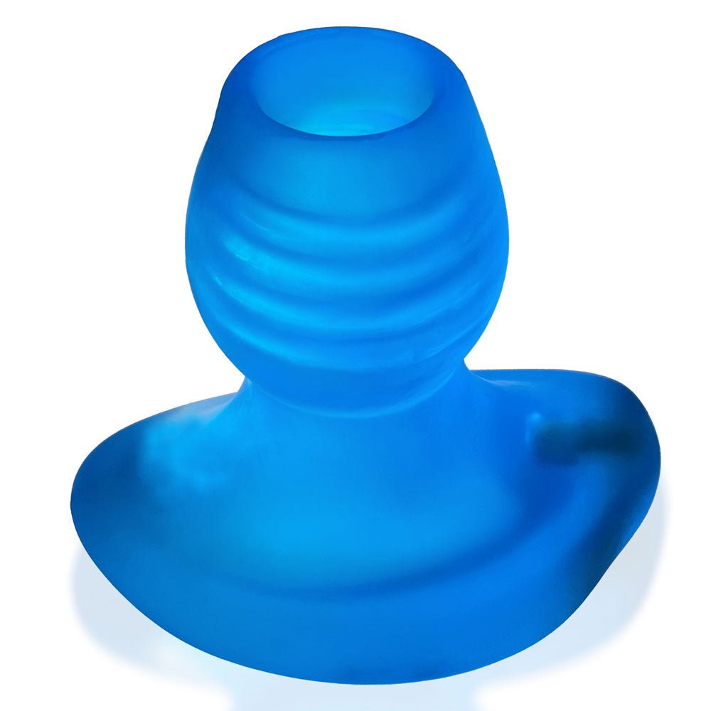 Glow Hole 1 Butt Plug - Small - Blue Morph - TruLuv Novelties