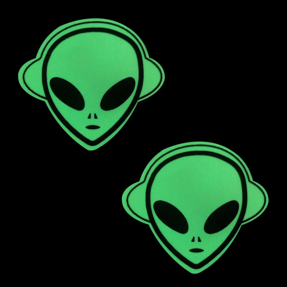 Glow in the Dark Alien Pasties - TruLuv Novelties