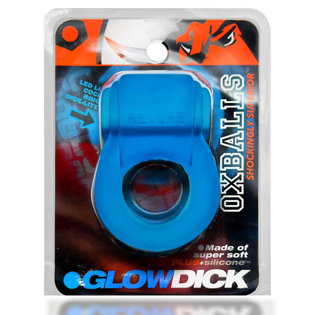 Glowdick Cockring With Led - Ice - TruLuv Novelties