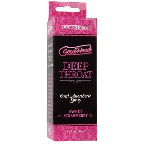 Good Head Deep Throat Spray - Sweet Strawberry - TruLuv Novelties