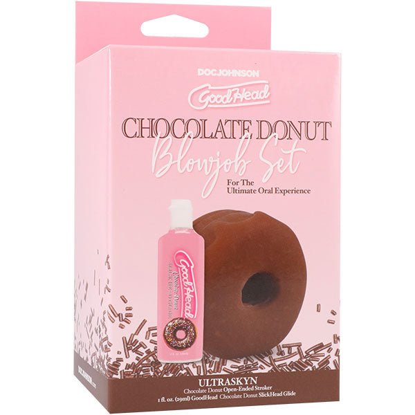 Goodhead - Chocolate Donut Blowjob Set - TruLuv Novelties