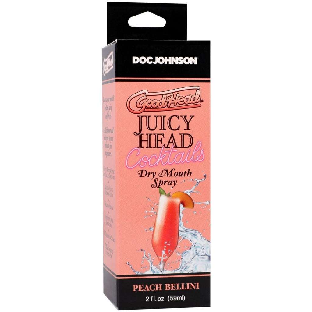 Goodhead - Juicy Head - Cocktails Dry Mouth Spray Peach Bellini - 2oz - TruLuv Novelties