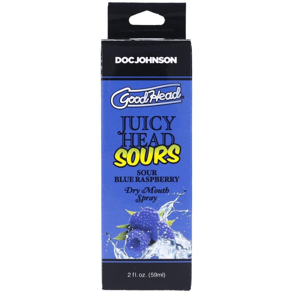 Goodhead - Juicy Head - Dry Mouth Spray - Sour Blue Raspberry - 2 Oz - TruLuv Novelties