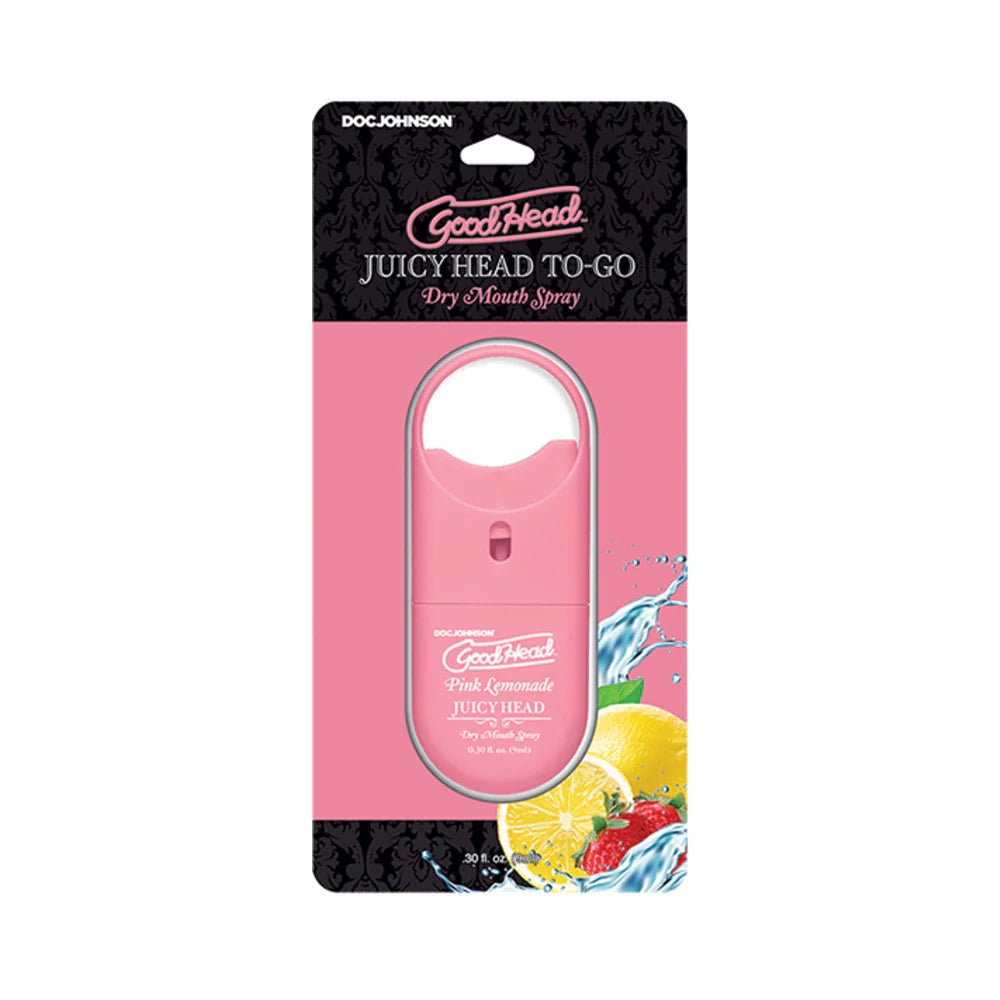GoodHead Juicy Head Dry Mouth Spray To - Go Pink Lemonade 0.30 oz. - TruLuv Novelties