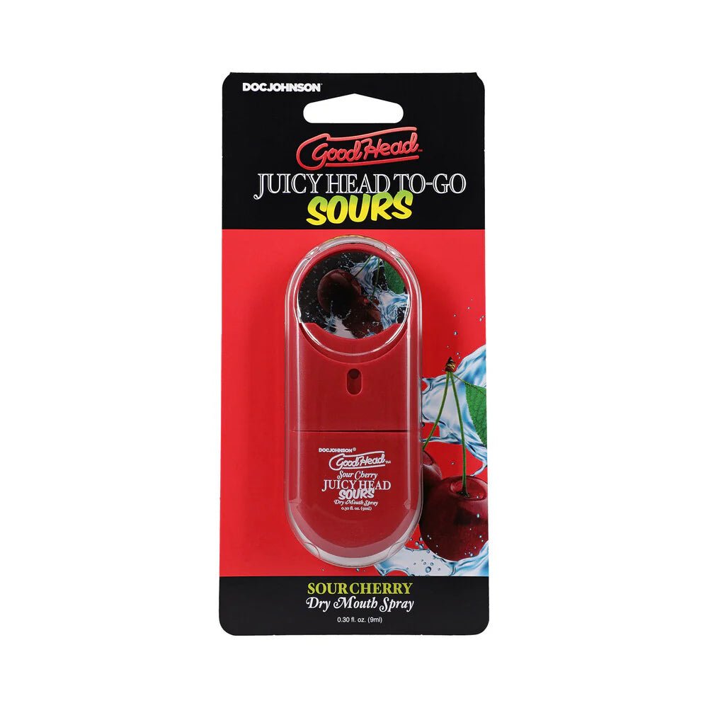 GoodHead Juicy Head Dry Mouth Spray To - Go Sour Cherry 0.3 oz. - TruLuv Novelties
