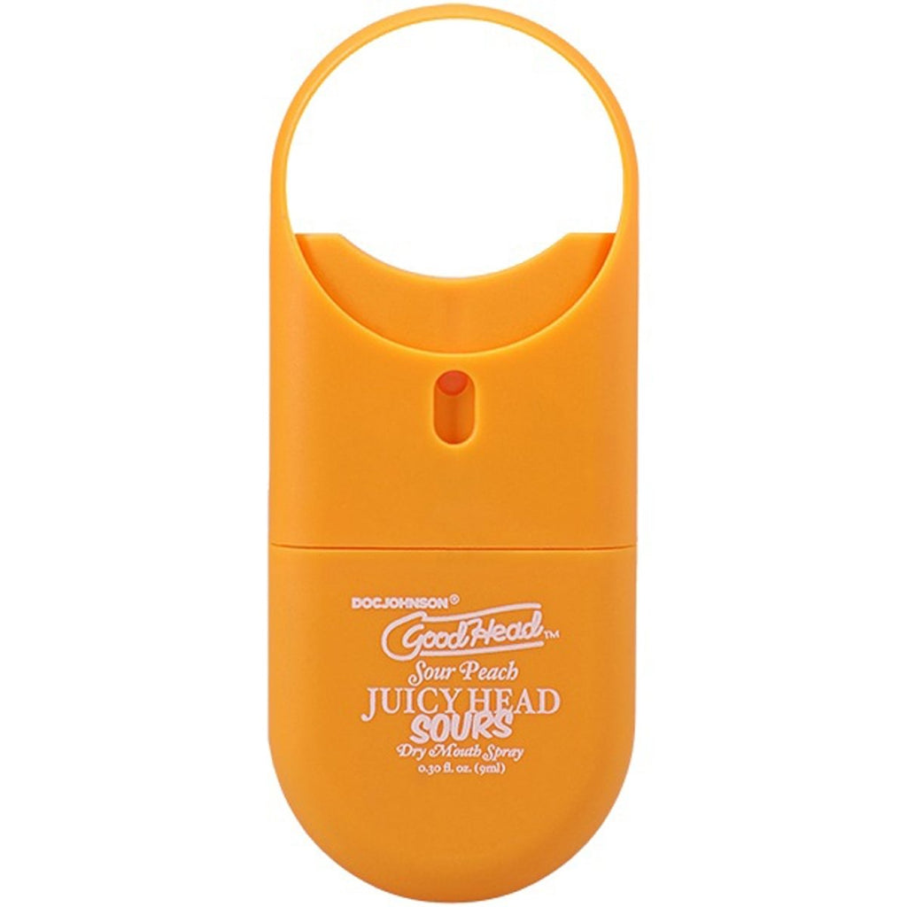 Goodhead Juicyhead Dry Mouth Spray to Go - Sour Peach .30 Oz - TruLuv Novelties