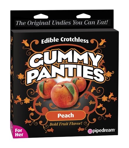 Gummy Panties - for Her - Peach - TruLuv Novelties