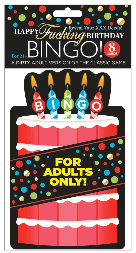 Happy Fucking Birthday Blowout Bingo - TruLuv Novelties