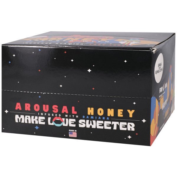 Happy Schlong His Honey Arousal Honey 12pk Display - 15g Per Pack - TruLuv Novelties
