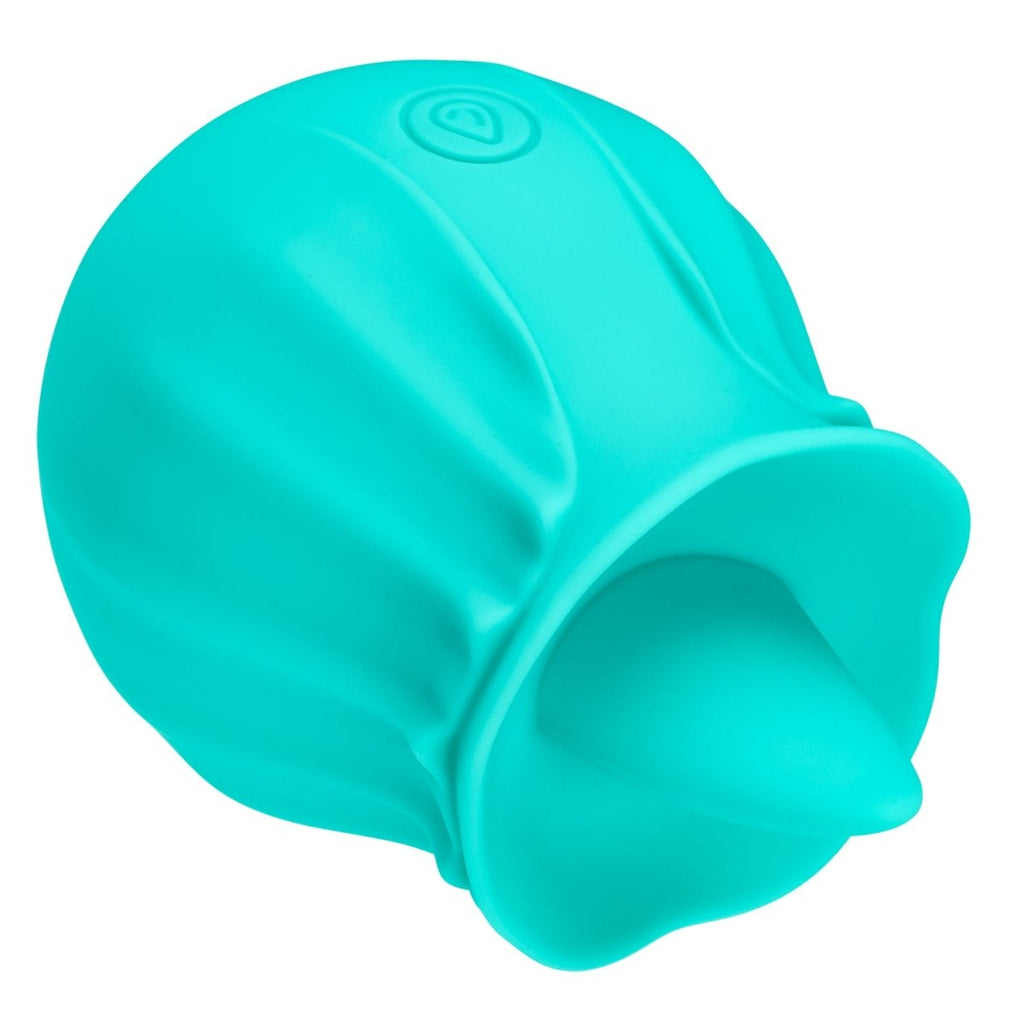 Health and Wellness Flutter Oral Tongue Stimulator Teal - TruLuv Novelties