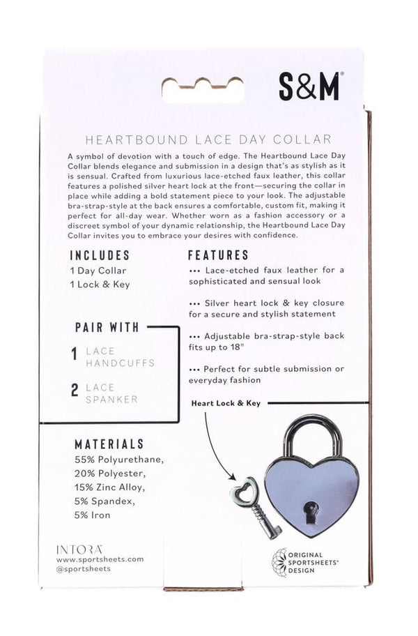 Heartbound Lace Day Collar - TruLuv Novelties