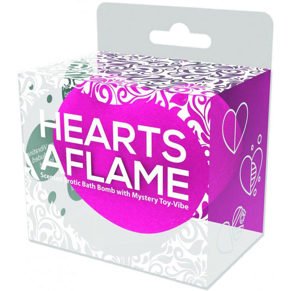 Hearts Aflame Erotic Lovers Bath Bomb - TruLuv Novelties