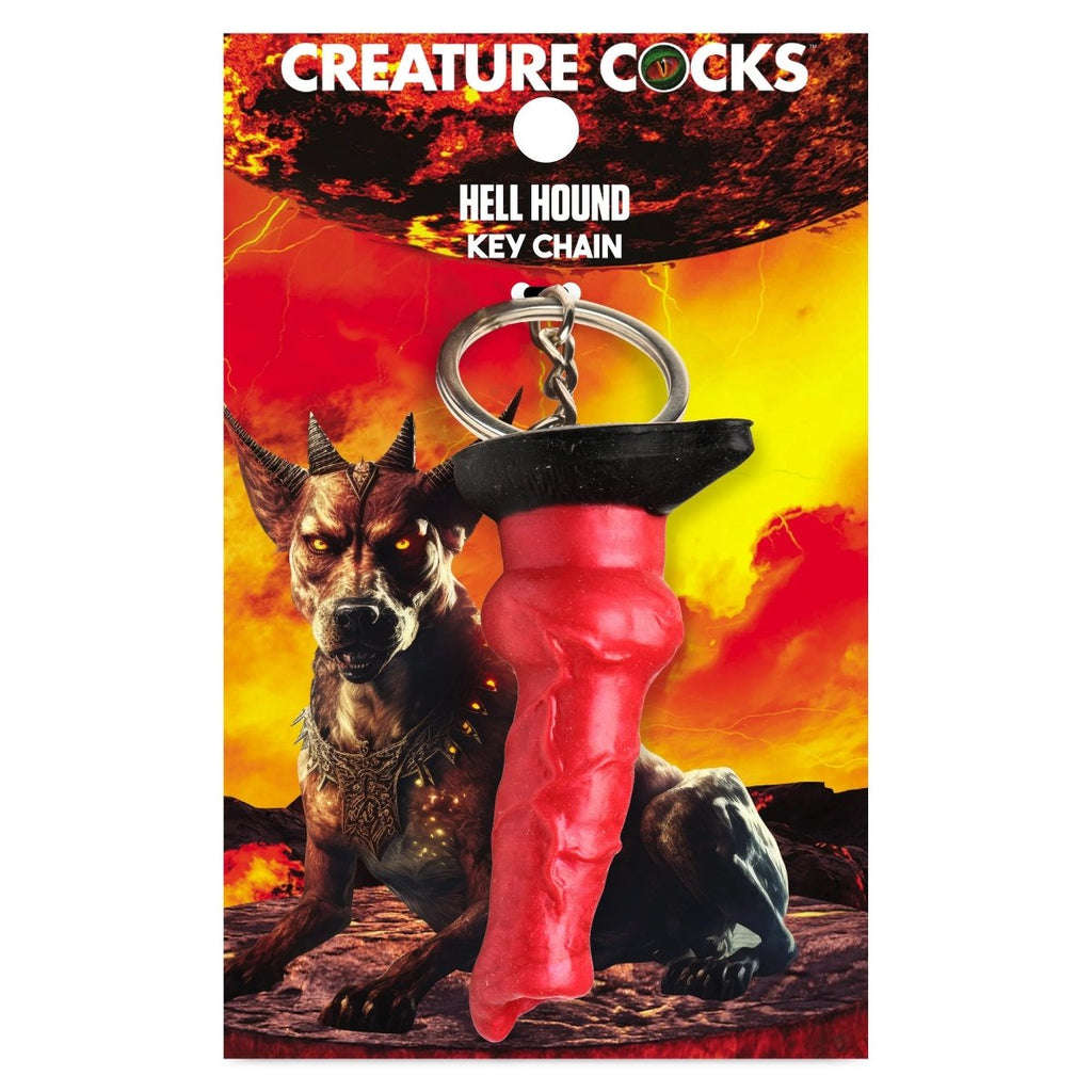 Hell Hound Keychain - Red - TruLuv Novelties