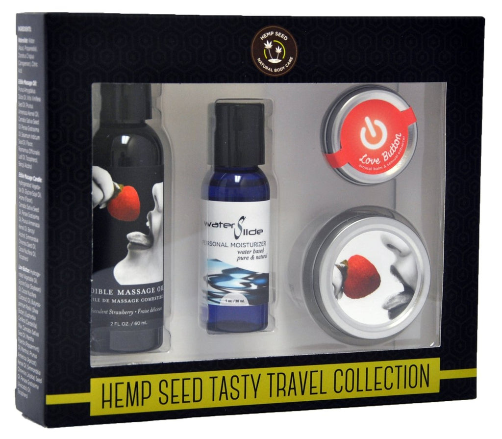 Hemp Seed Tasty Travel Collection - TruLuv Novelties