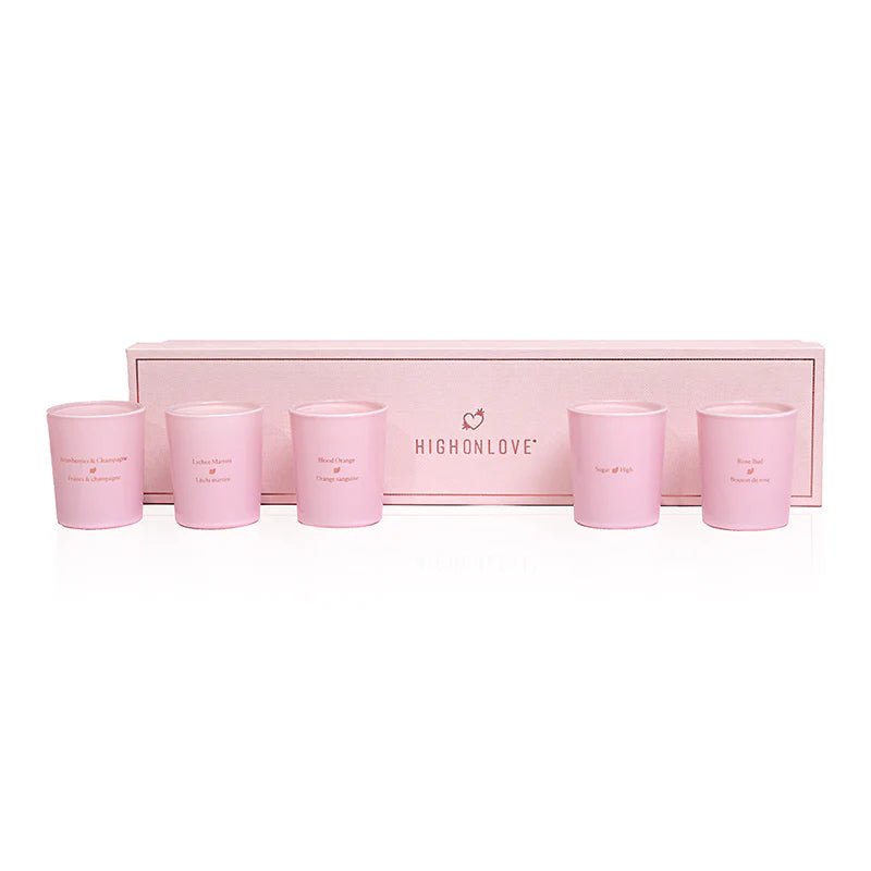 HighOnLove Mini Sensual Massage Candles Collection - TruLuv Novelties